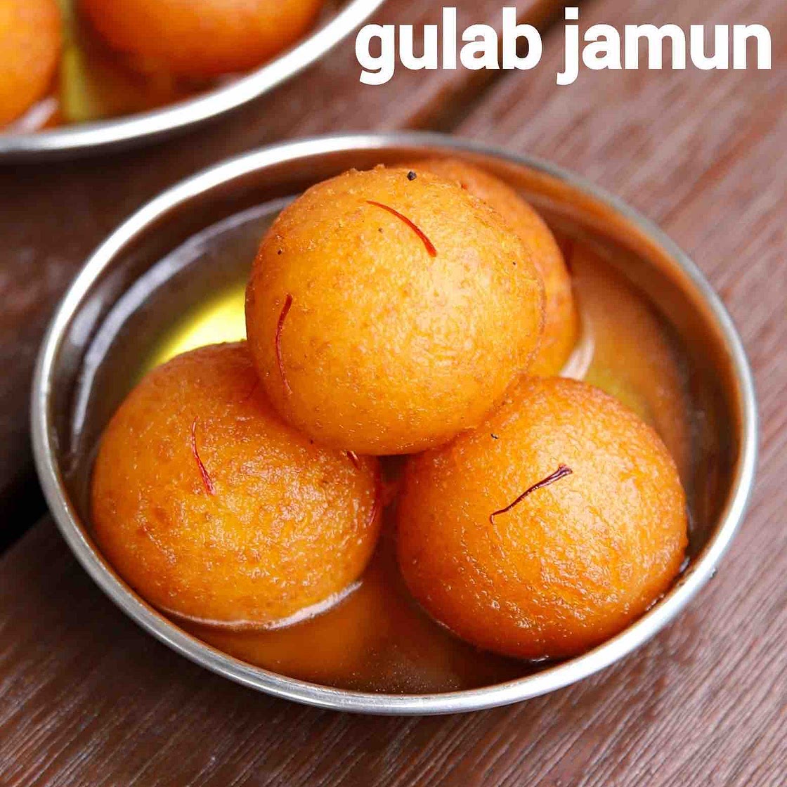 suji gulab jamun | suji ka gulab jamun | rava gulab jamun