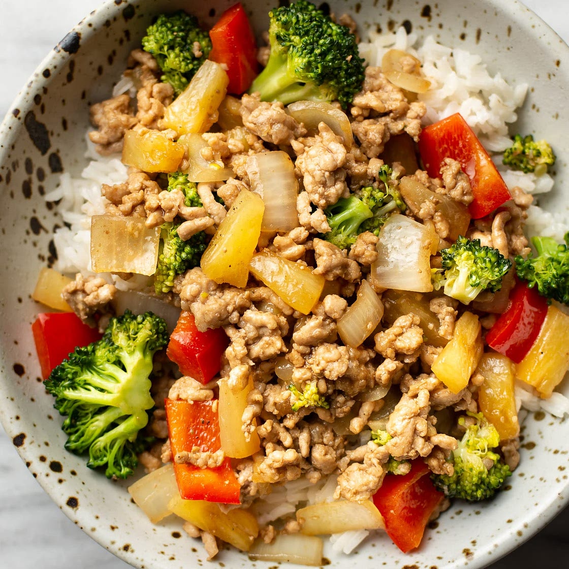 Ground Pork Stir Fry