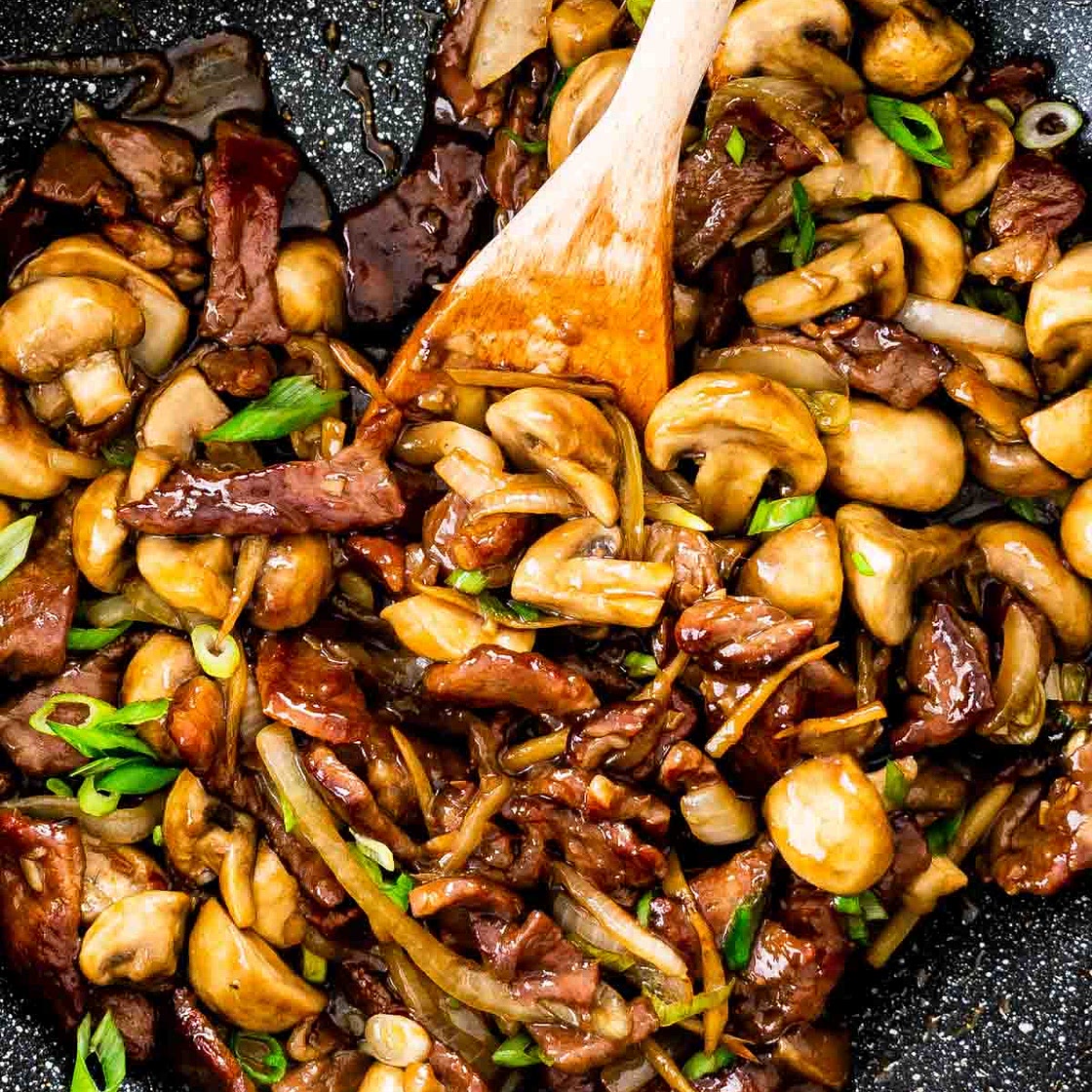 Beef Mushroom Stir Fry