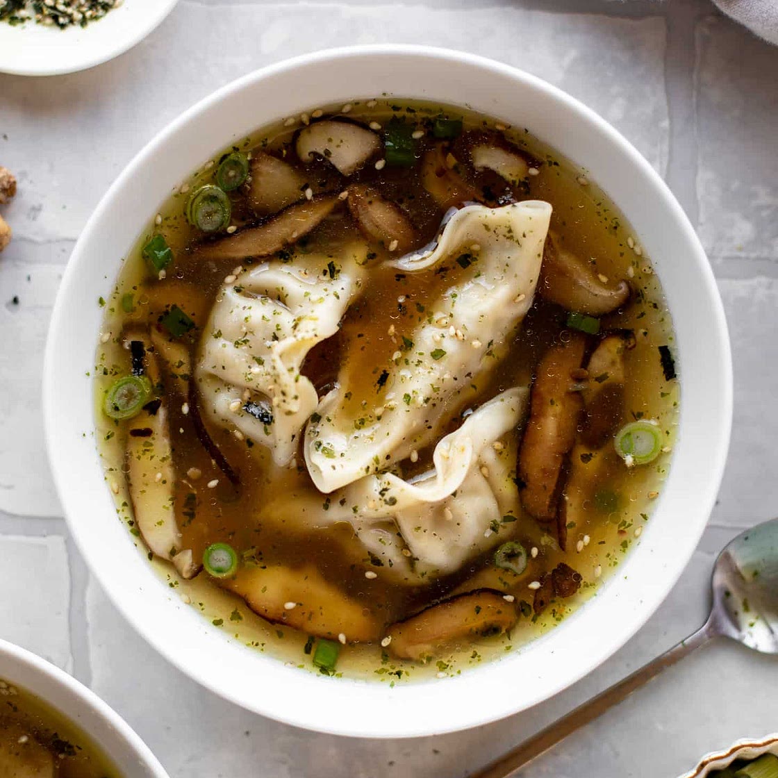 Embarrassingly Easy Potsticker Soup