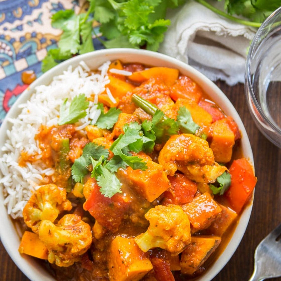 Sweet Potato & Vegetable Vindaloo