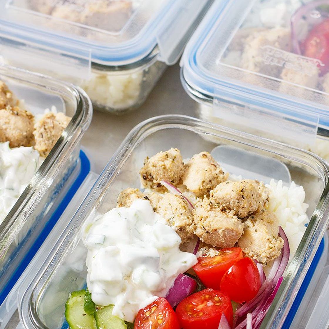 Greek Chicken Meal Prep Bowls