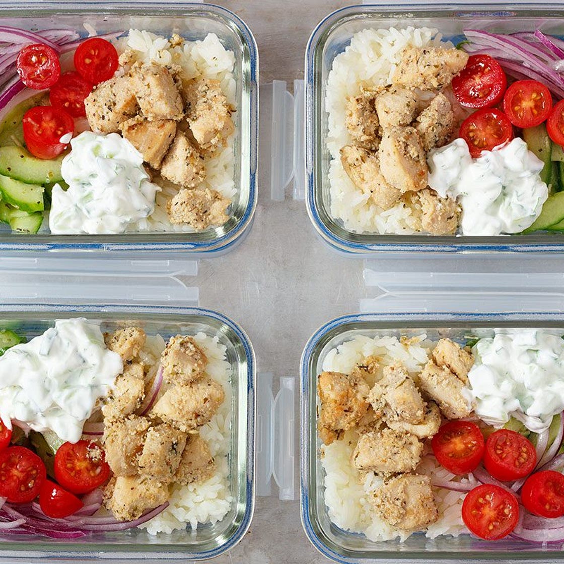 Greek Chicken Meal Prep Bowls