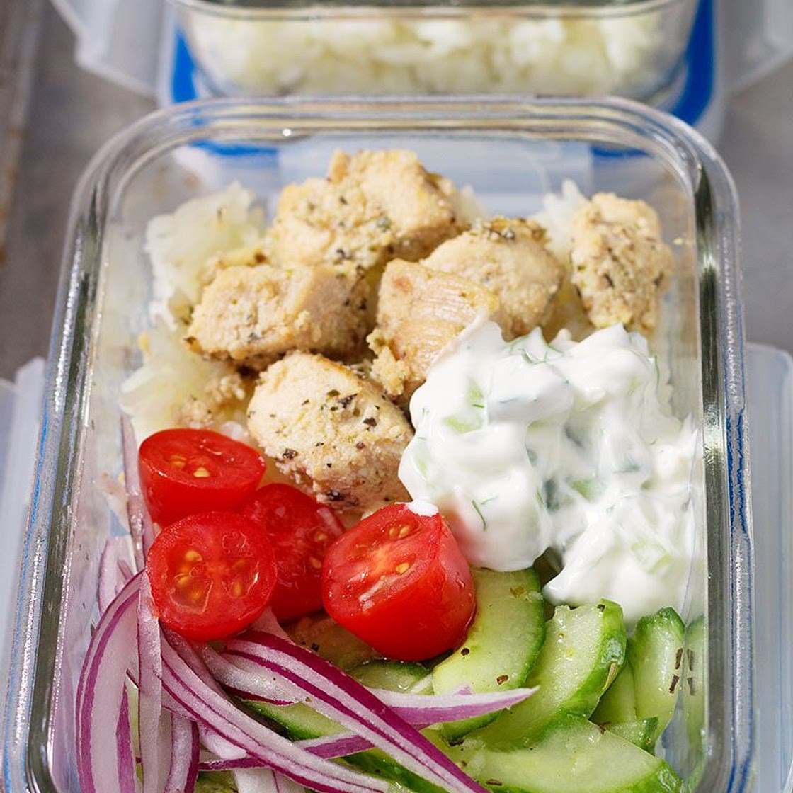 Greek Chicken Meal Prep Bowls