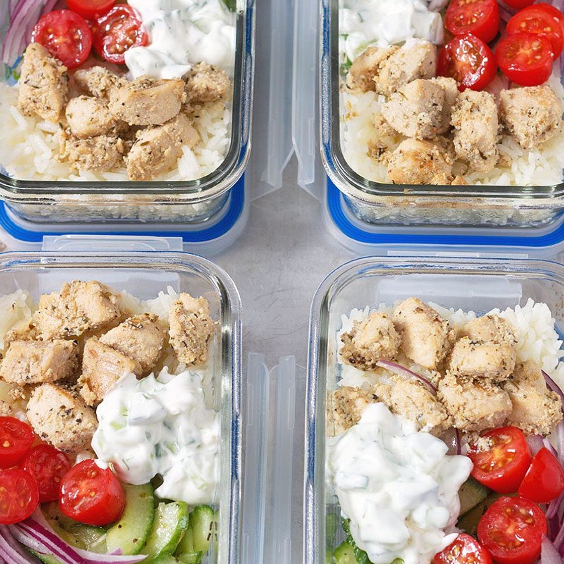 Greek Chicken Meal Prep Bowls