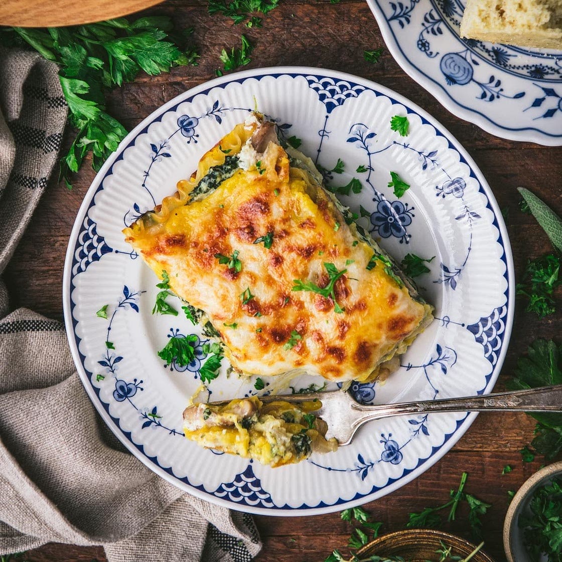 Roasted Butternut Squash Lasagna