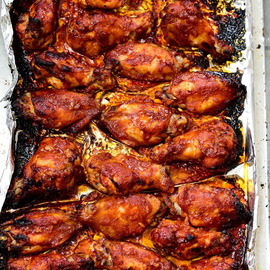Korean-flavored Baked Chicken Wings