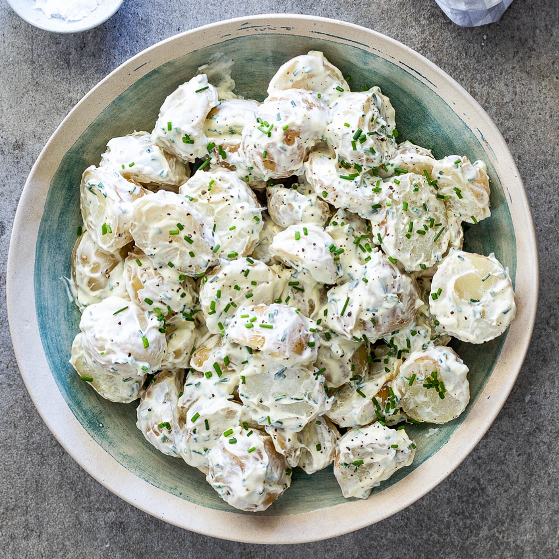 Easy sour cream potato salad