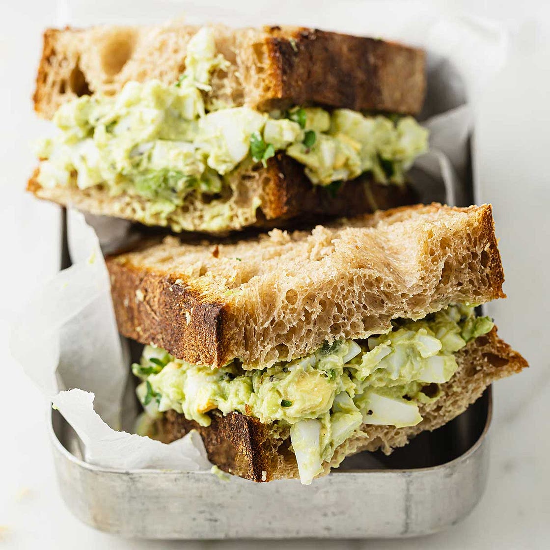 Avocado Egg Salad Sandwich