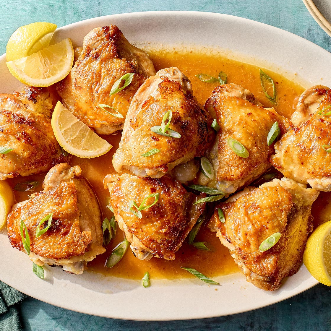 Lemon-Ginger Chicken Thighs