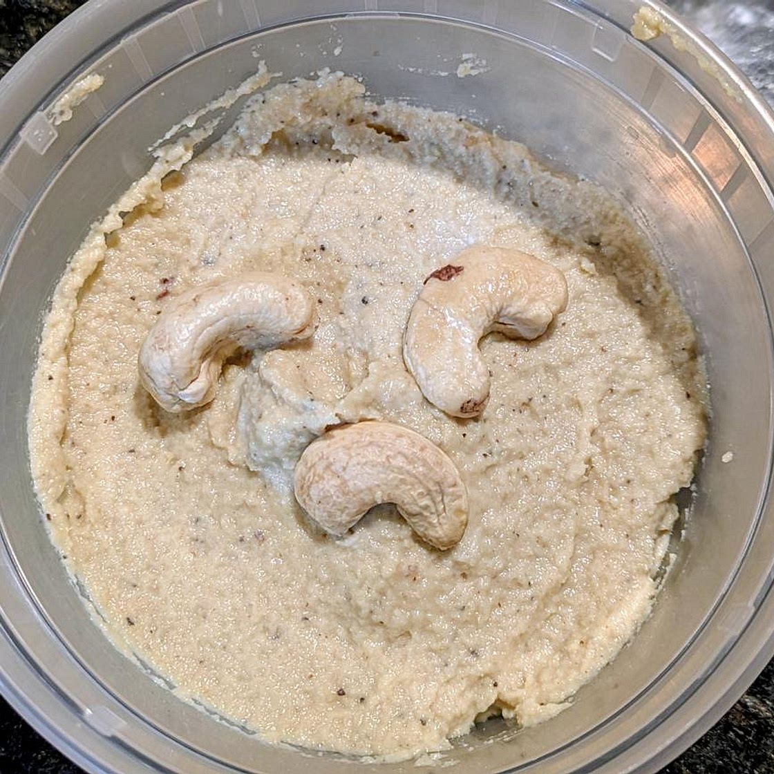 Dairy Free Cashew Ricotta Cheese