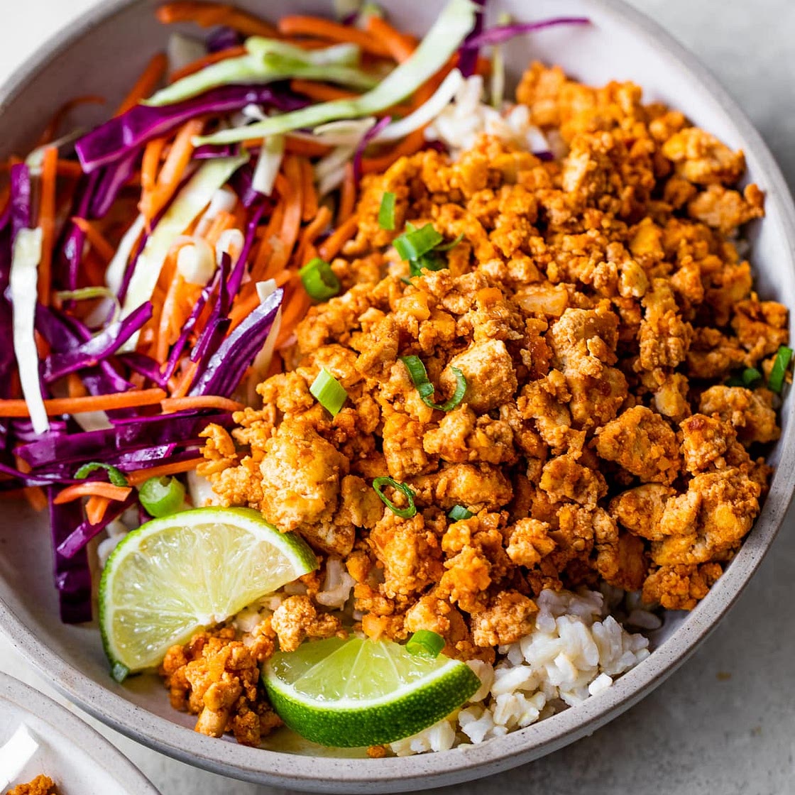 Spicy Gochujang Tofu Bowls (Vegan, Gluten-Free)