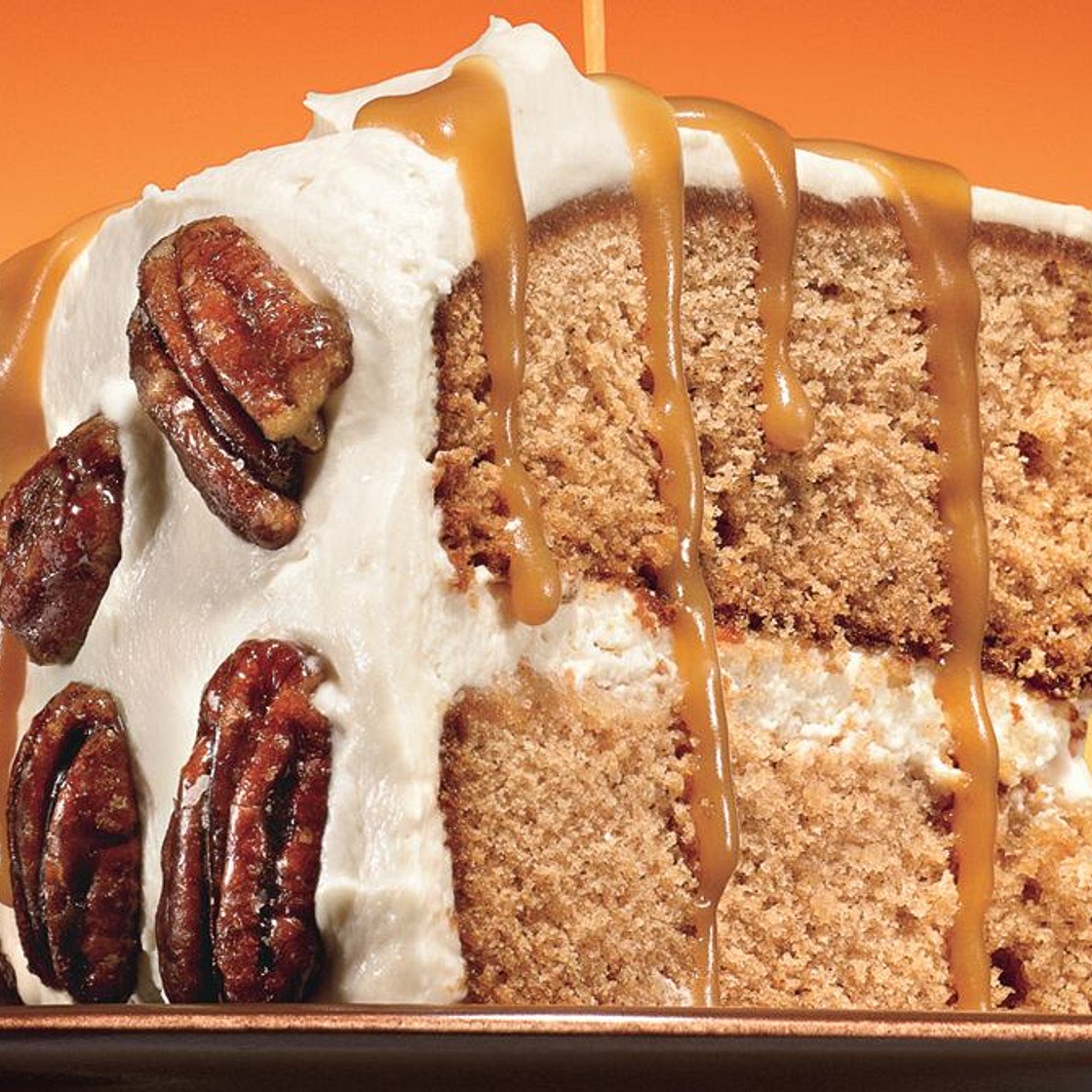 Maple-Gingerbread Layer Cake with Salted Maple Caramel Sauce