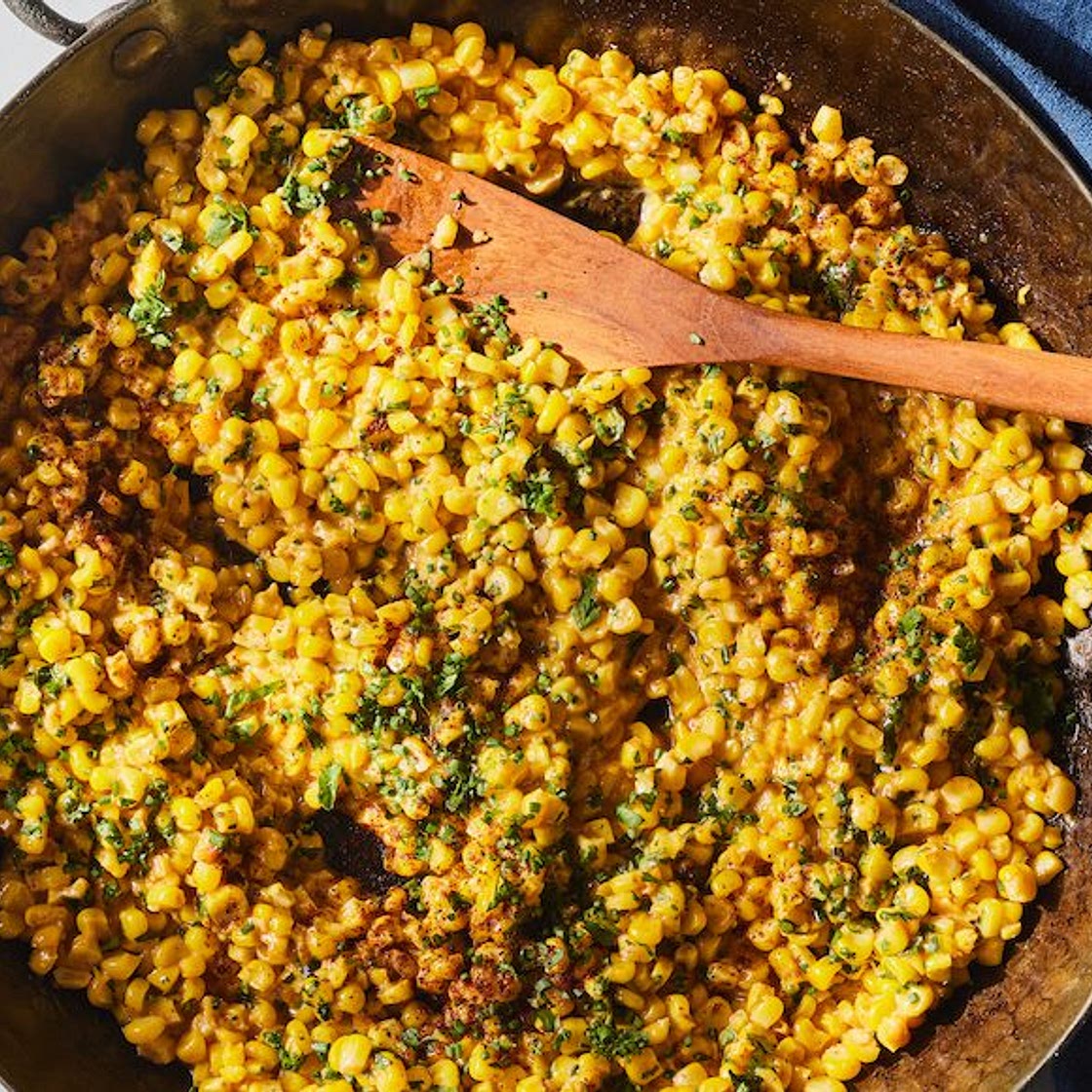 Chili Lime Creamed Corn