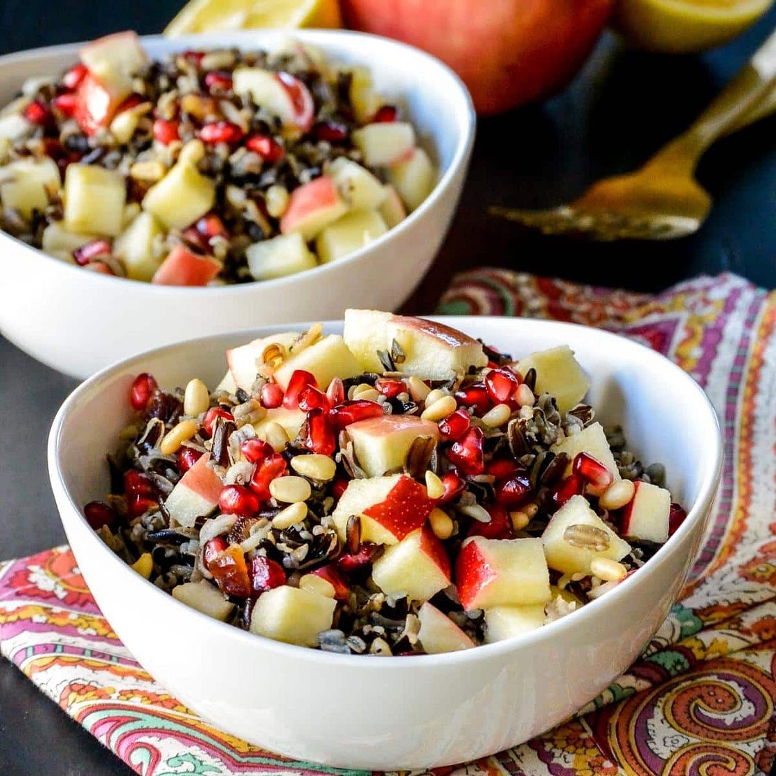 Wild Rice Salad with Apples