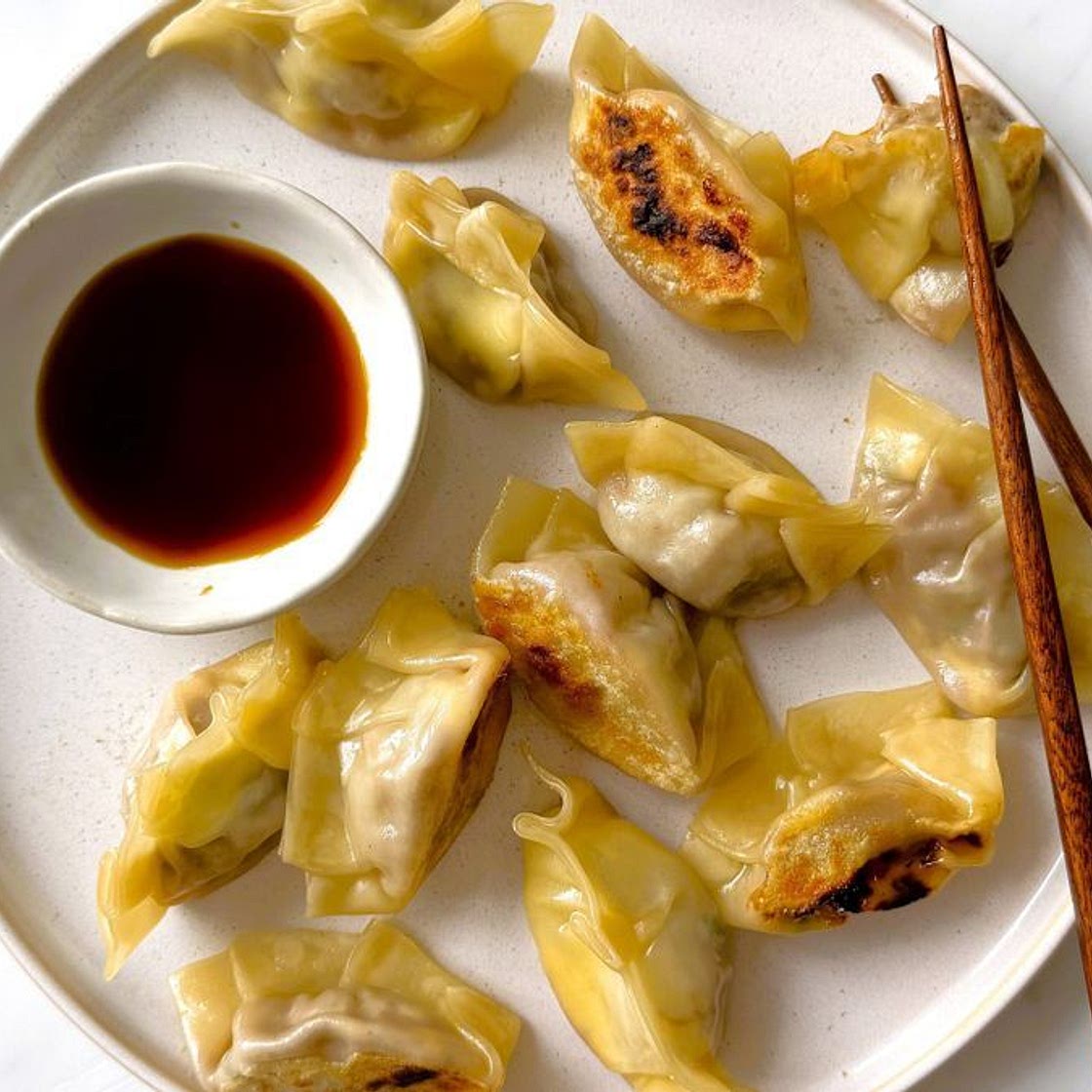 Cheese gyoza (dumpling) recipe