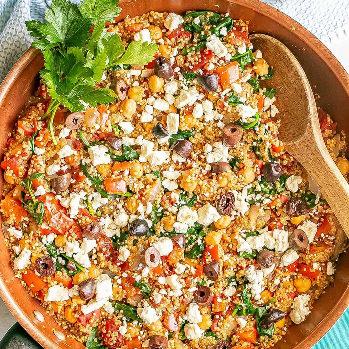 Mediterranean Quinoa Skillet