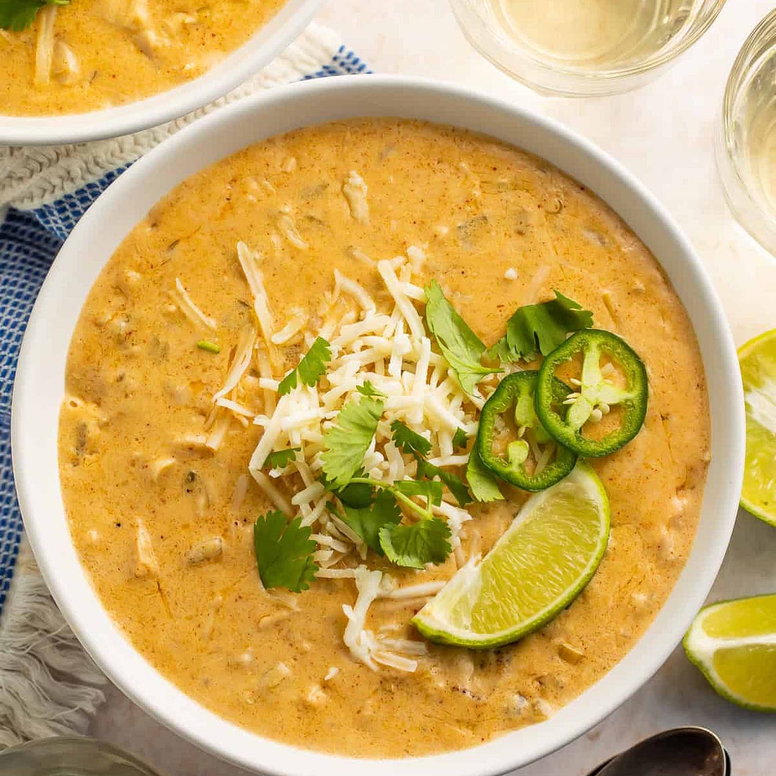 Keto White Chicken Chili