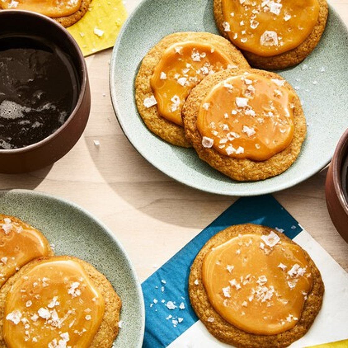 Bourbon-Caramel Cookies — Southern Living