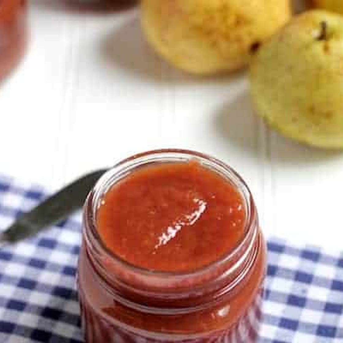 Spiced Crockpot Pear Butter Recipe