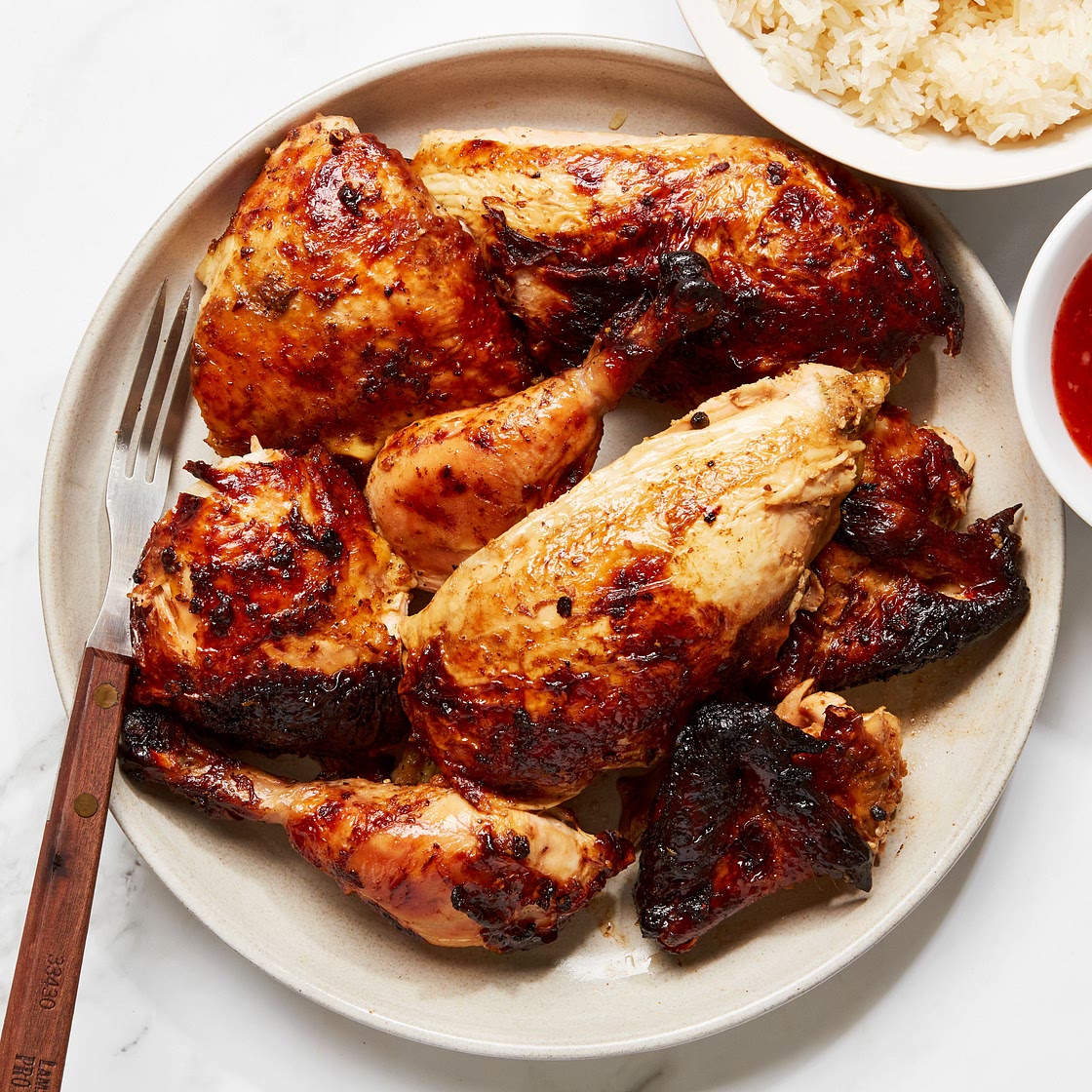 Black Pepper Roasted Chicken