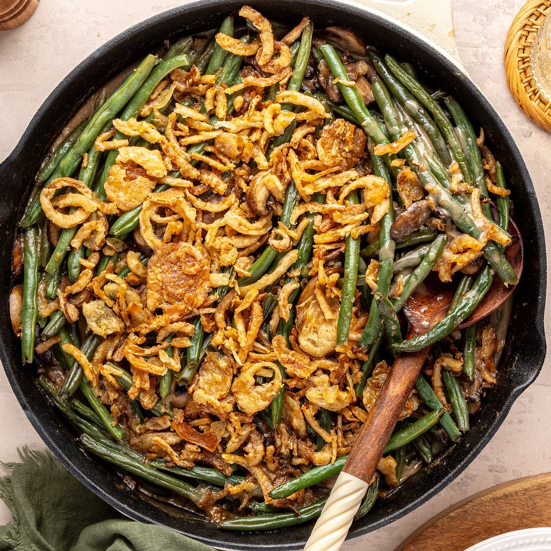 Creamy Green Bean Mushroom Casserole
