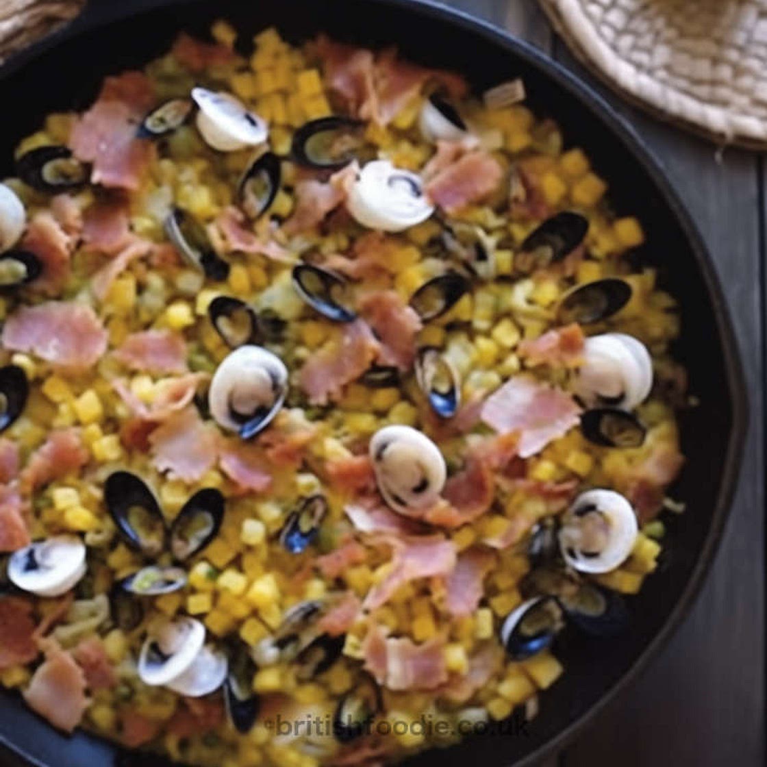 Welsh Laverbread and Cockles