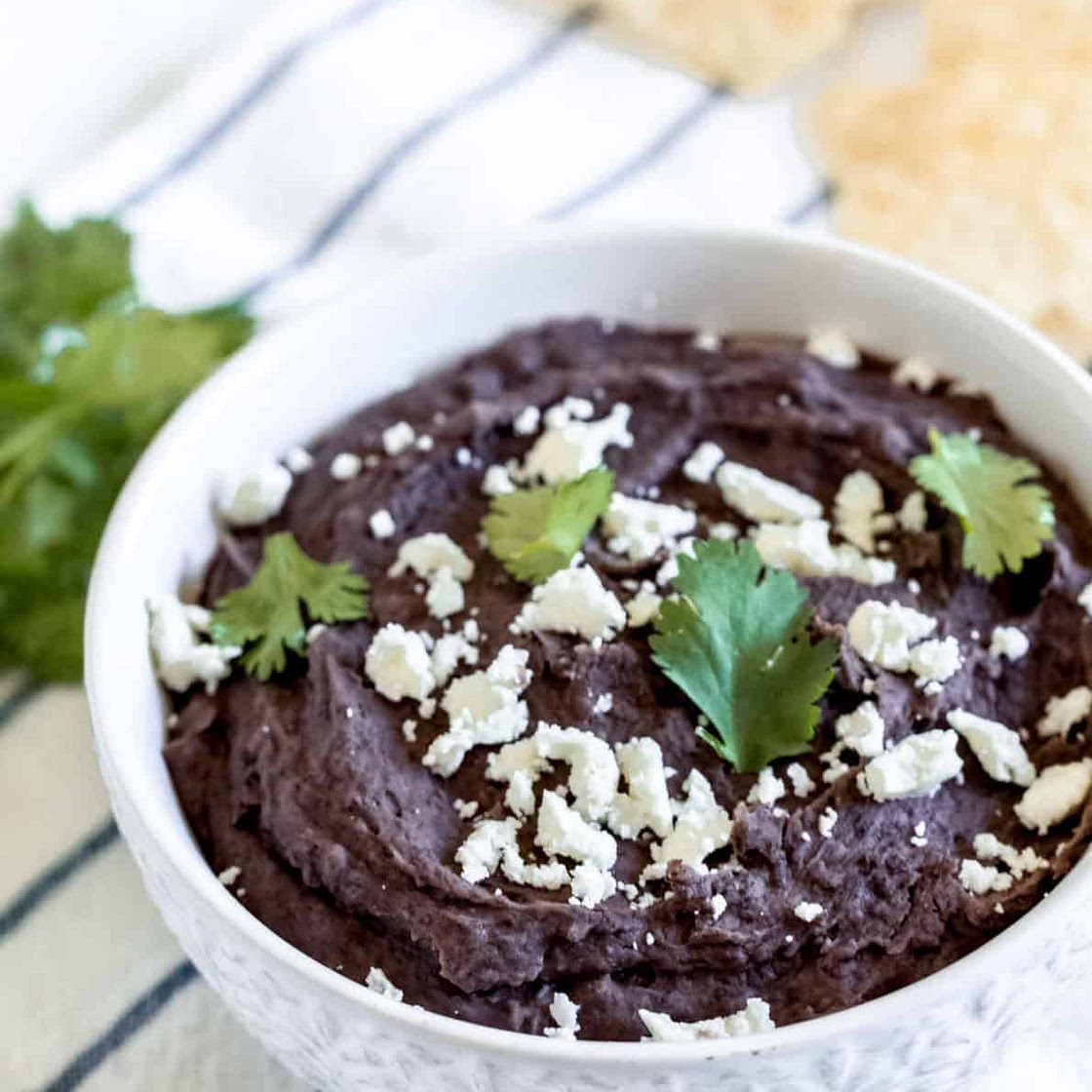 Instant Pot Refried Black Beans
