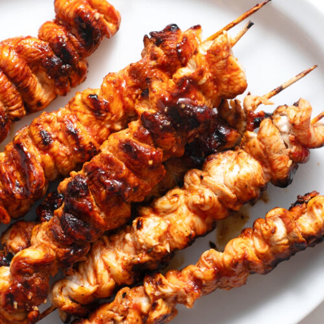 Chipotle Honey Chicken Skewers