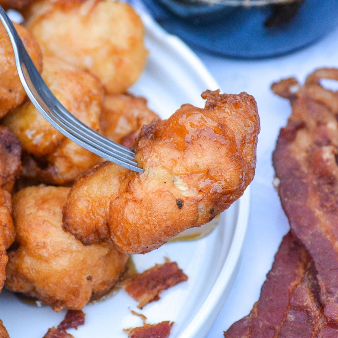 Pancake Battered Chicken Nuggets