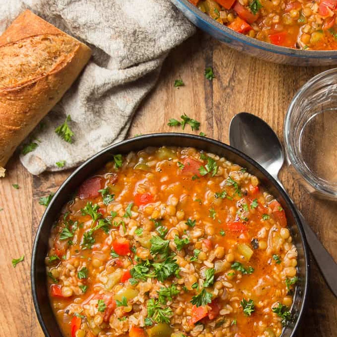 Vegan Stuffed Pepper Soup