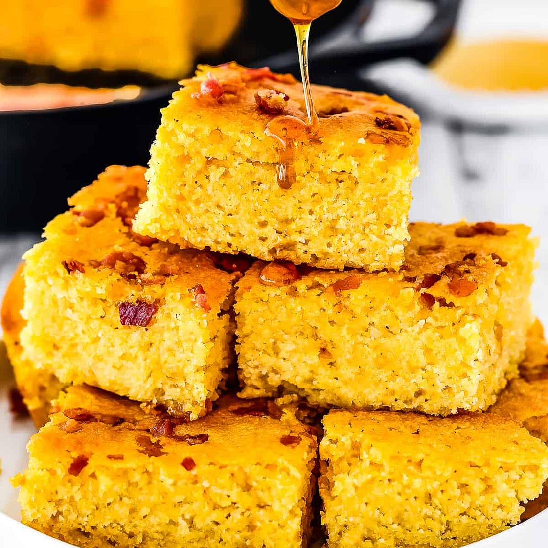 BEST Eggless Cornbread