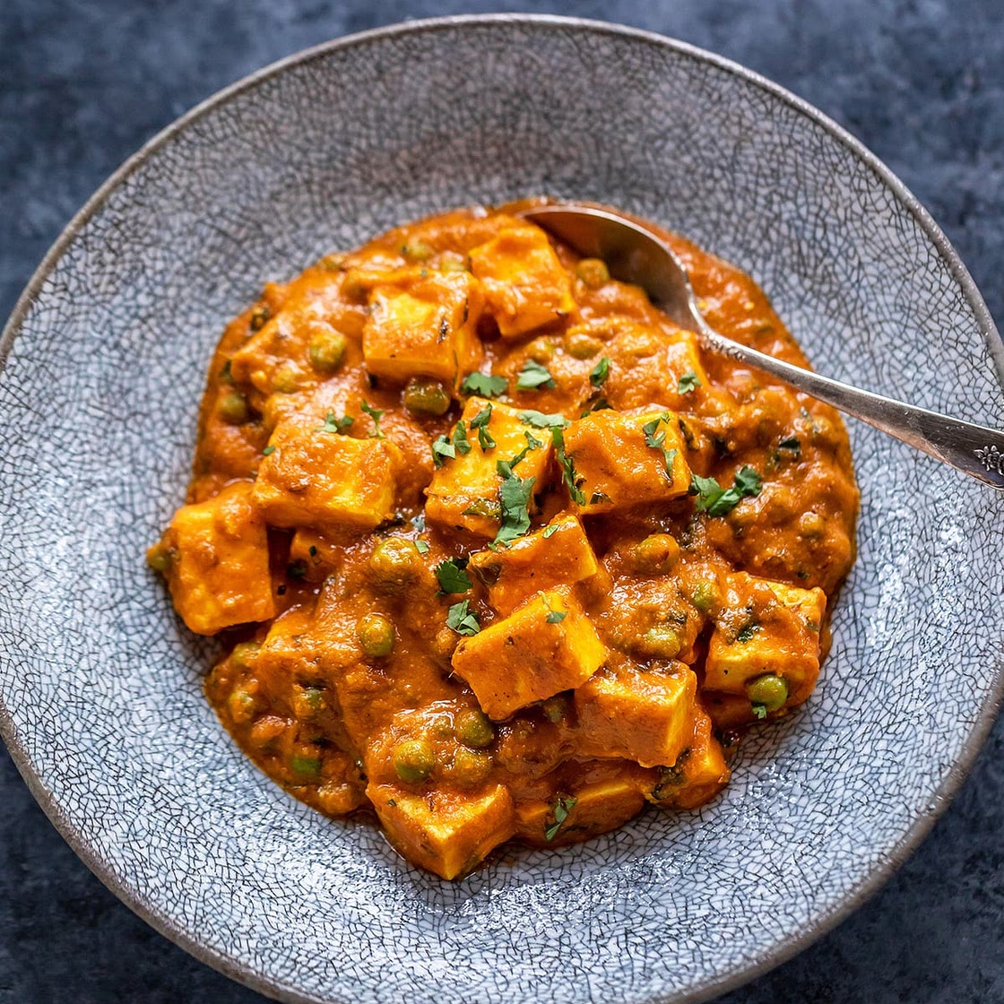 Homemade Matar Paneer (Instant Pot or Stovetop)