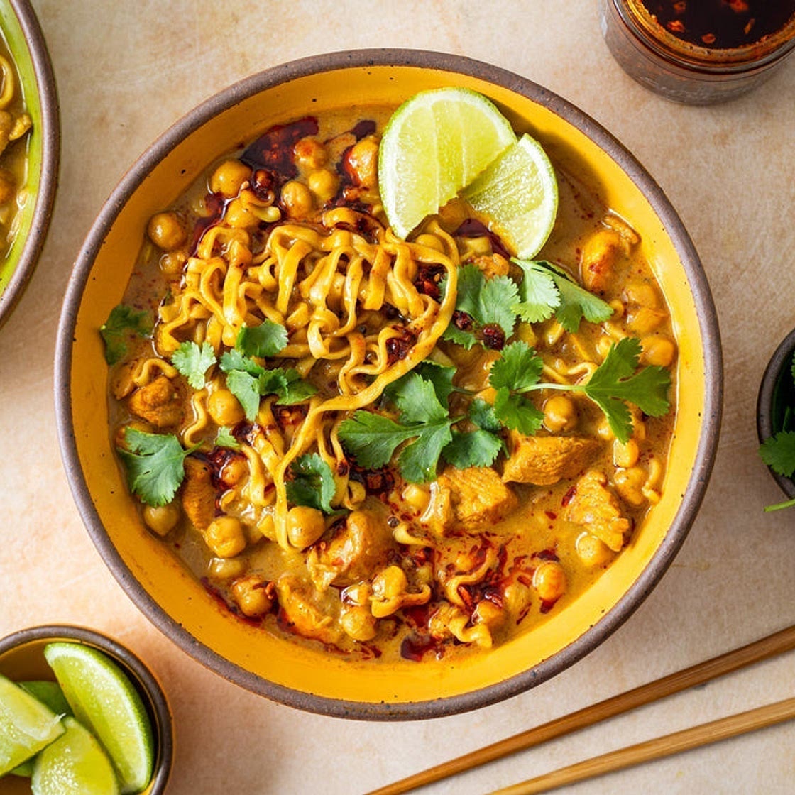 Coconut Curry Chicken Noodle Soup