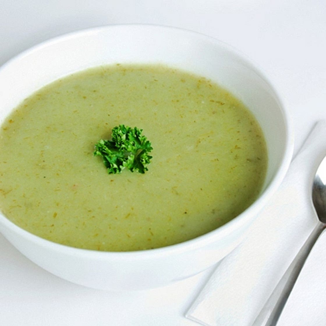 Soupe de verts de poireau
