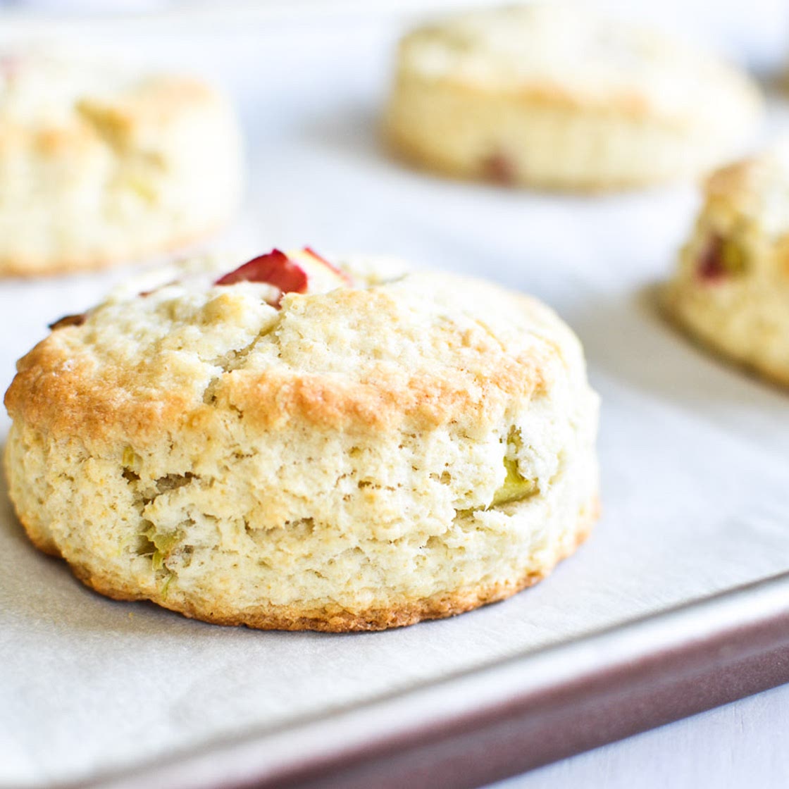 Rhubarb Scones
