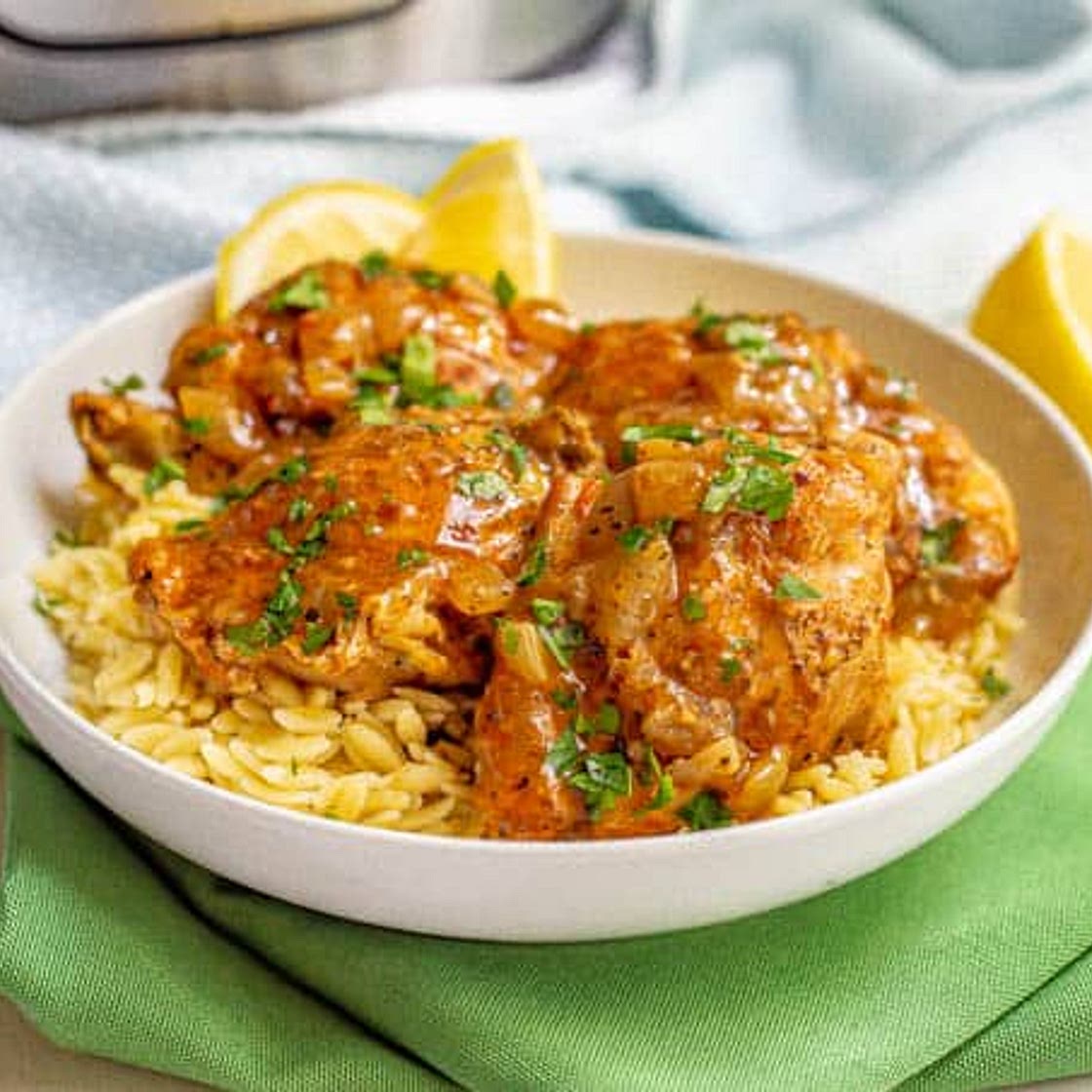 Instant Pot lemon chicken