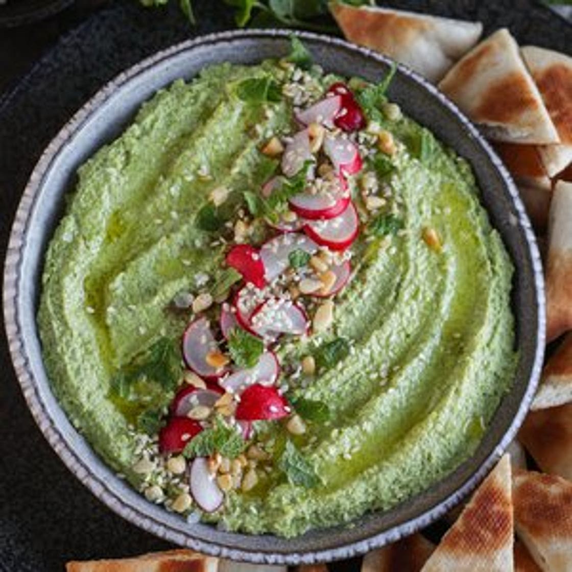 Green Pea, Edamame & Mint Dip