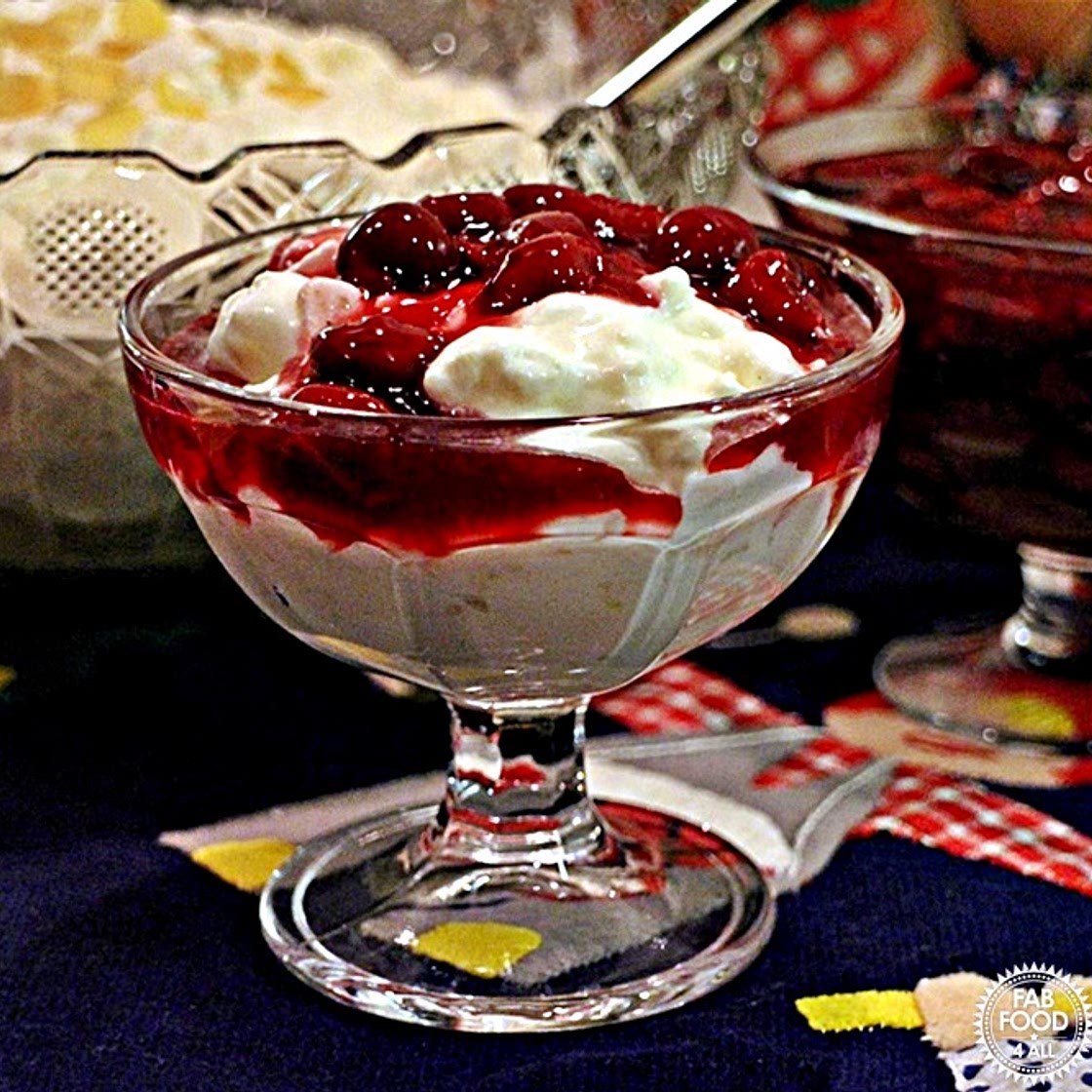 Risalamande (Danish Rice Pudding) with Cherry Sauce