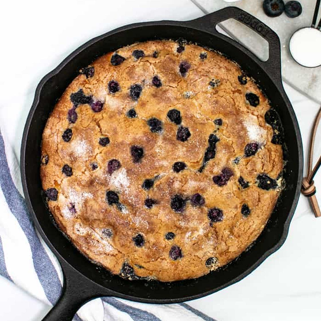 Skillet Blueberry Coffee Cake