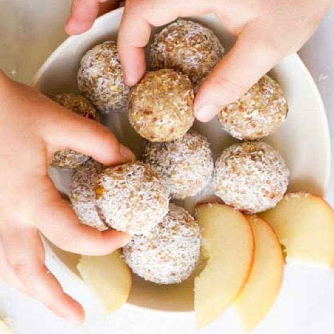 Apple and oat bliss balls recipe