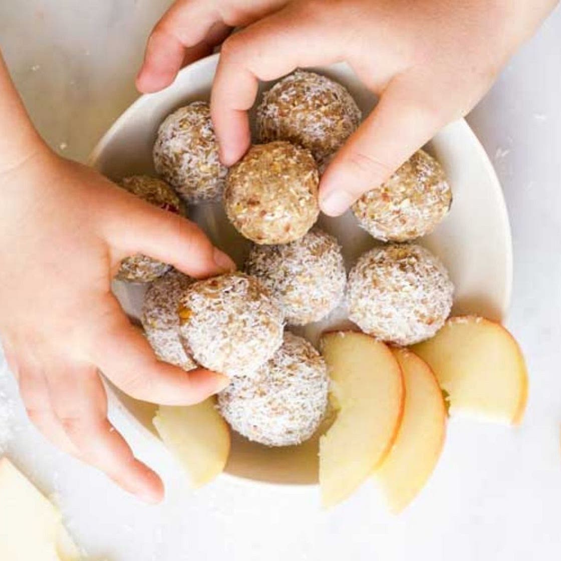 Apple and oat bliss balls recipe