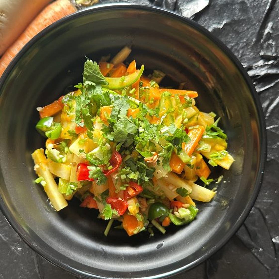 Nepali Mixed Vegetable Pickle Recipe which is Crunchy, Tangy & Refreshing