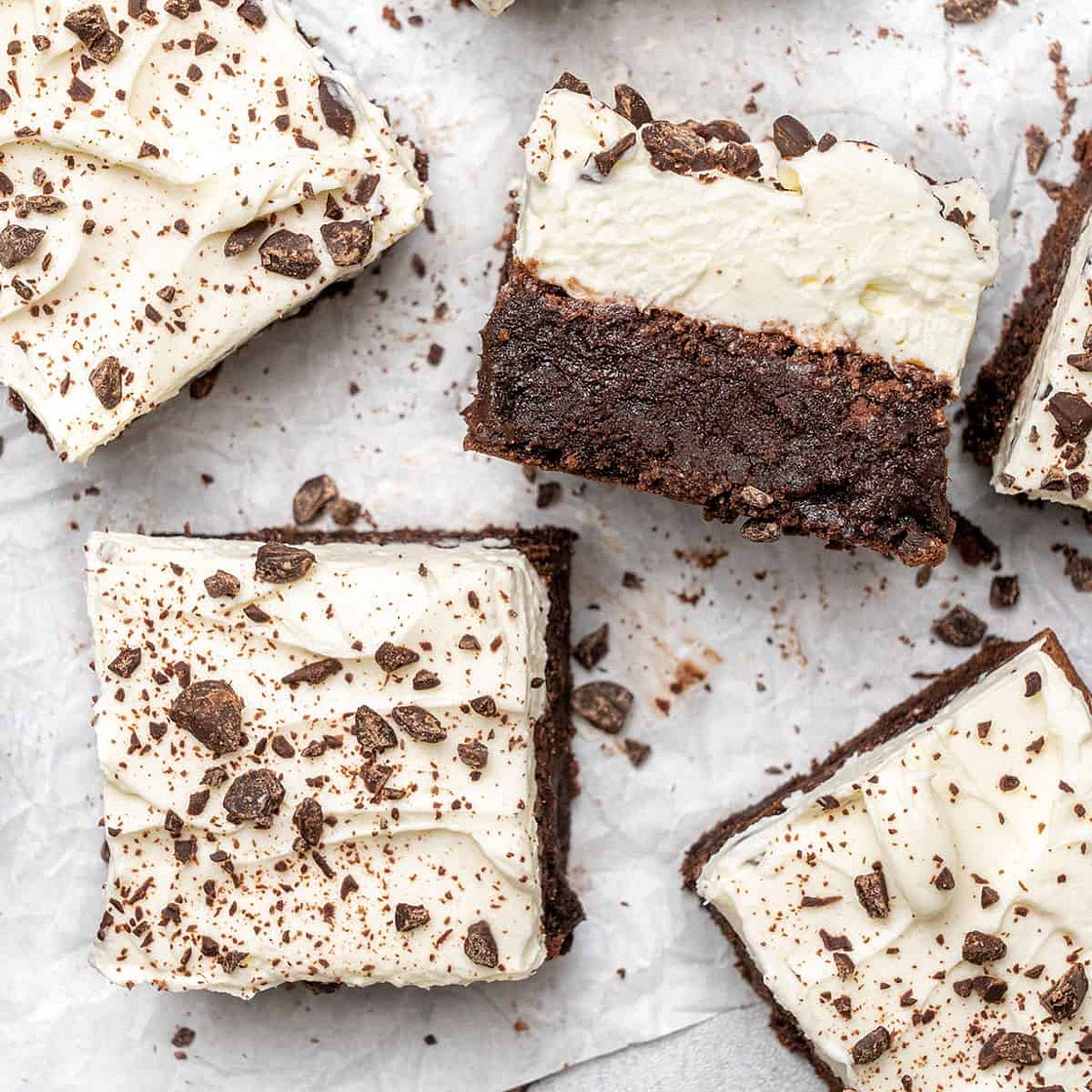 Brownies with Cream Cheese frosting