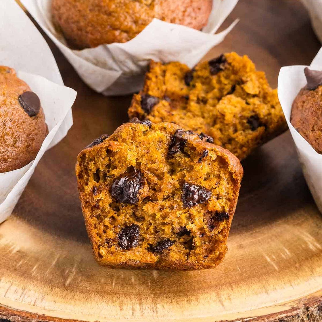 Pumpkin Banana Bread Muffins