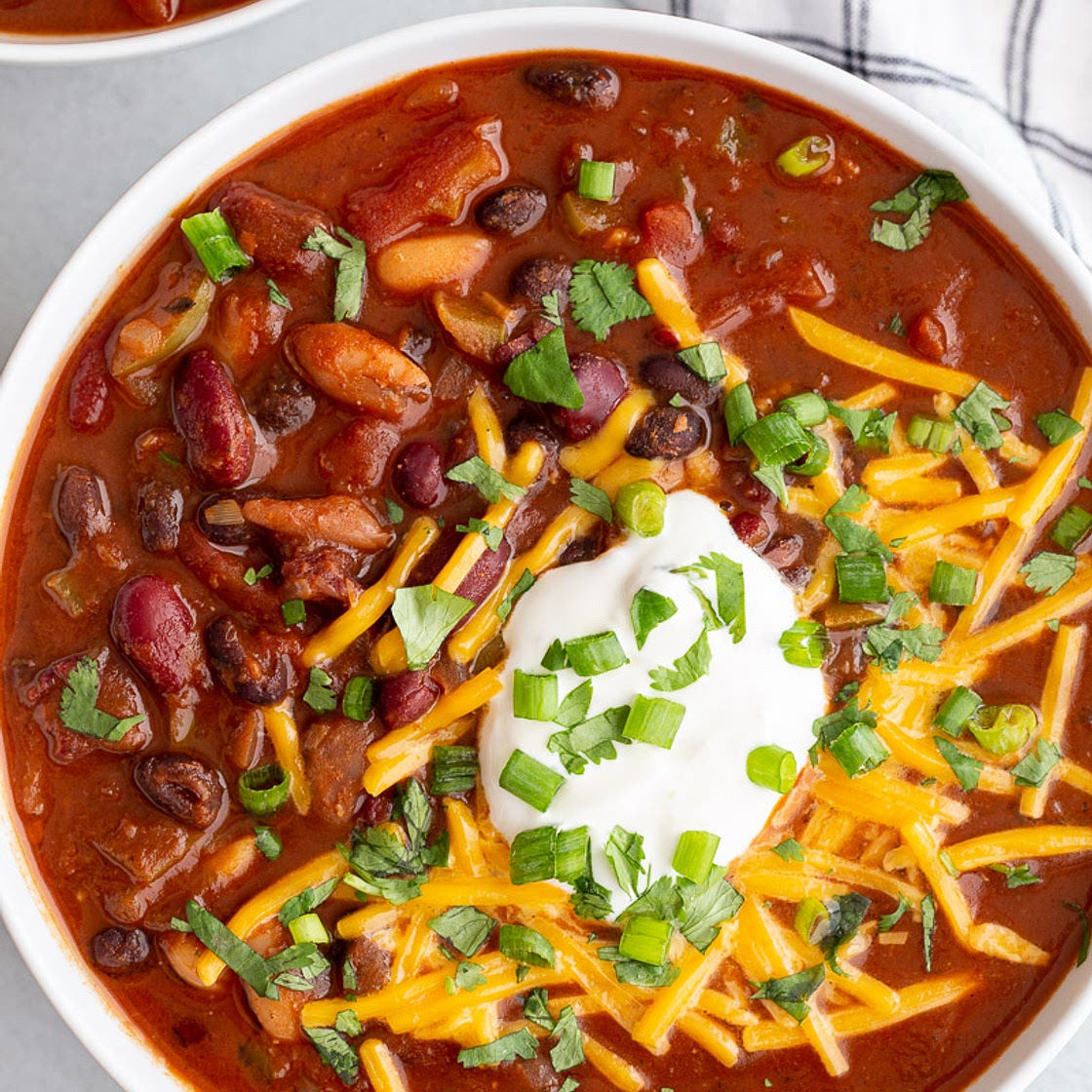 Loaded Vegetarian Chili