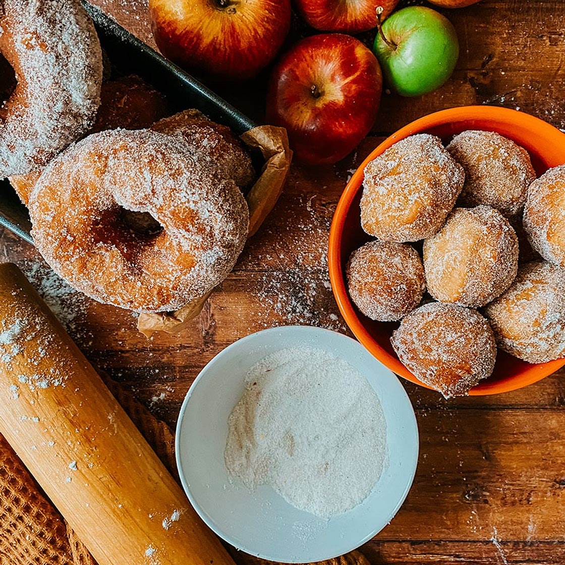 Vegan Apple Cider Doughnuts