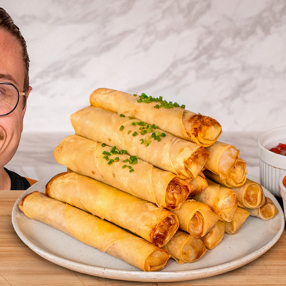 Crispy Spring Rolls At Home (Lumpia)