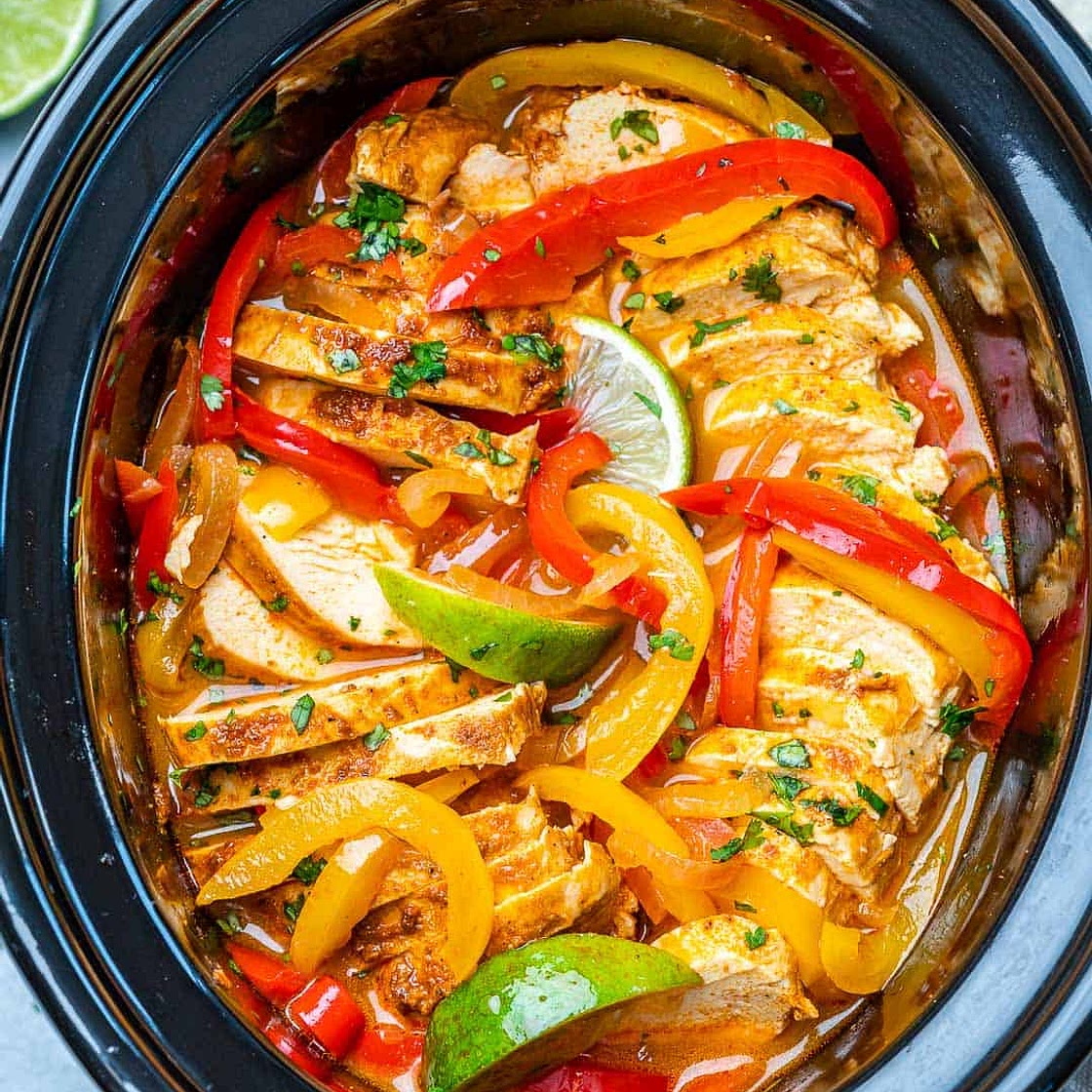 Crockpot Chicken Fajitas