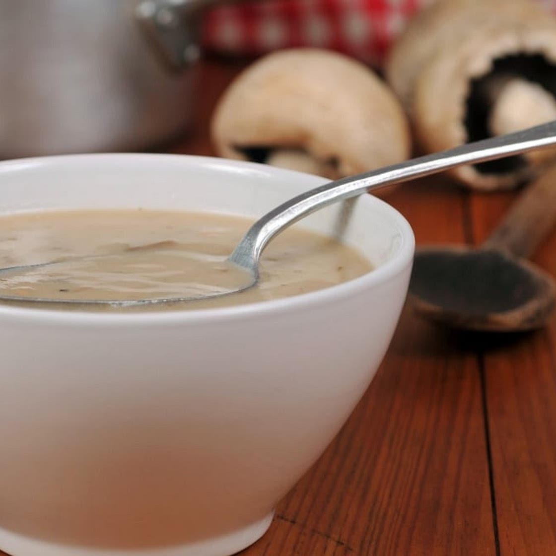 Velouté de champignons de Paris
